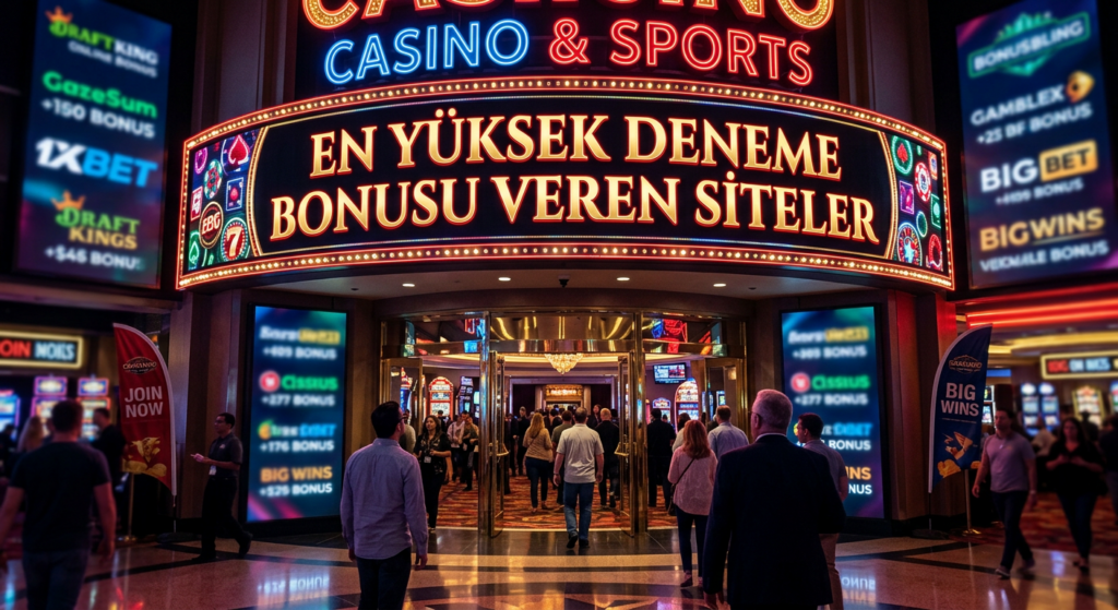 En Yüksek Deneme Bonusu Veren Siteler